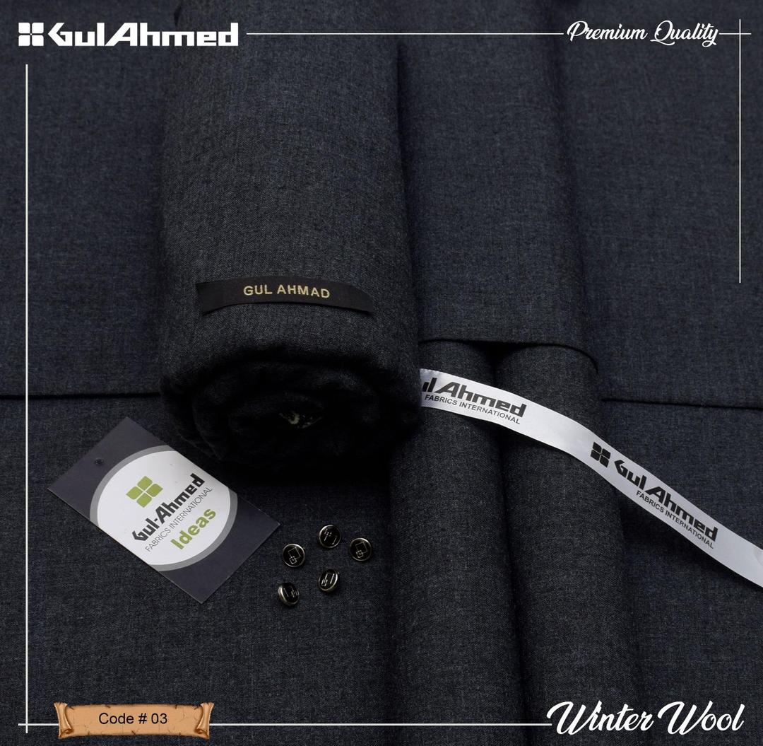 Dark Grey - GulAhmed Winter Wool Suit