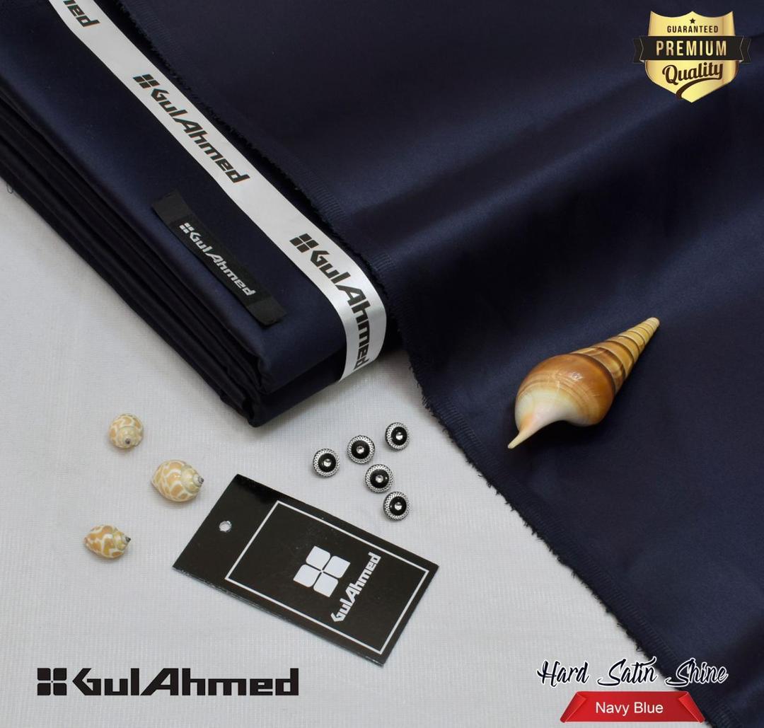 Luxurious Navy Blue Tone - GulAhmed Cotton Suit