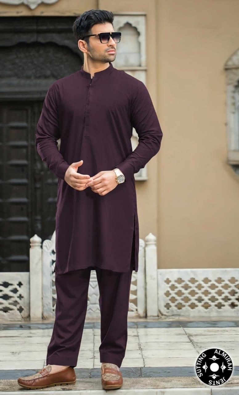 Purple Elegance - Almirah Winter Wool Suit