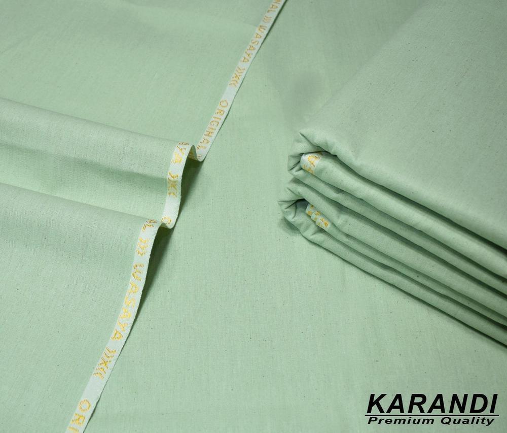 Elegant Spring Green Karandi - Winter Collection Suit