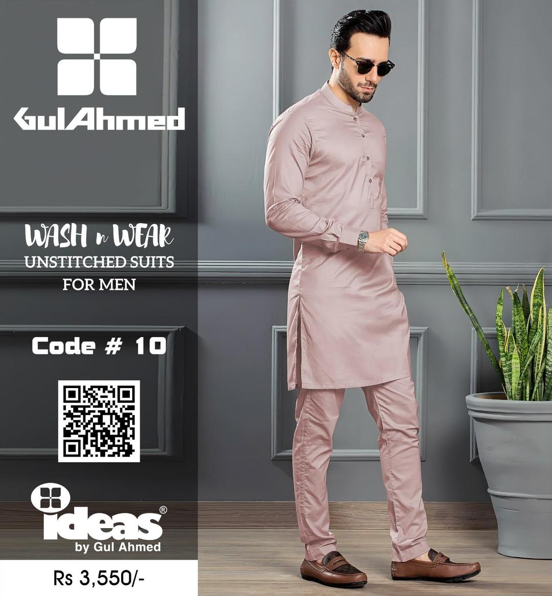 Pink Classic - GulAhmed Winter Wash & Wear Suit