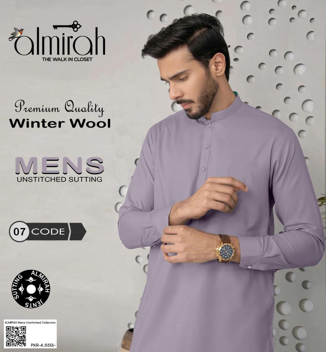 Mist Purple Elegance - Almirah Winter Wool Suit