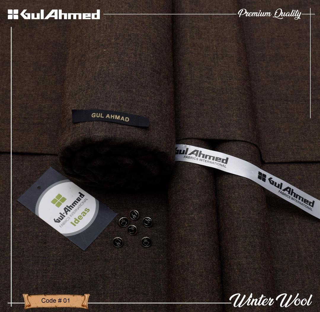 Brown Shade - GulAhmed Winter Wool Suit