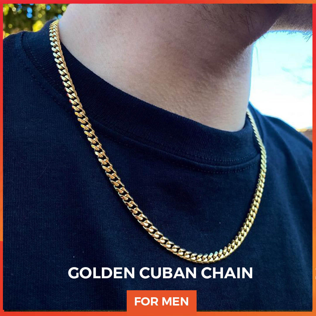 Golden Cuban Chain | Stylish and Timeless Jewelry