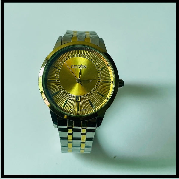 Citizen Golden Dial 2 tone chain