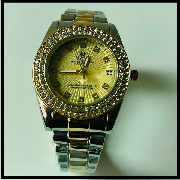 Rolex Golden Women's Watch