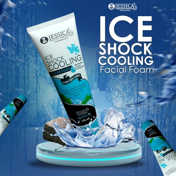 Jessica Ice Shock Cooling Facial Foam Face Wash | Refreshing & Revitalizing