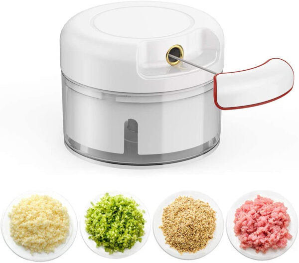 Compact and Efficient Hand-Powered Meat Grinder and Food Chopper