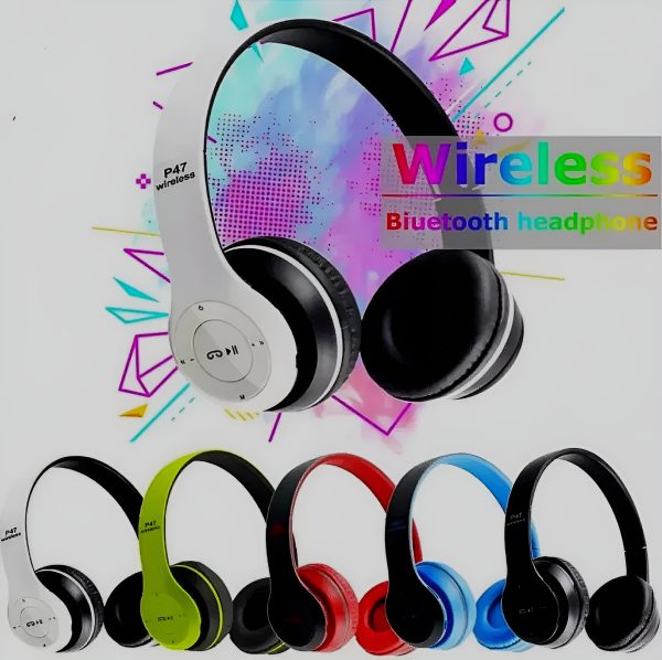 P47 Wireless Bluetooth Headset for Gaming | Ultra Small & Powerful (Random Color)