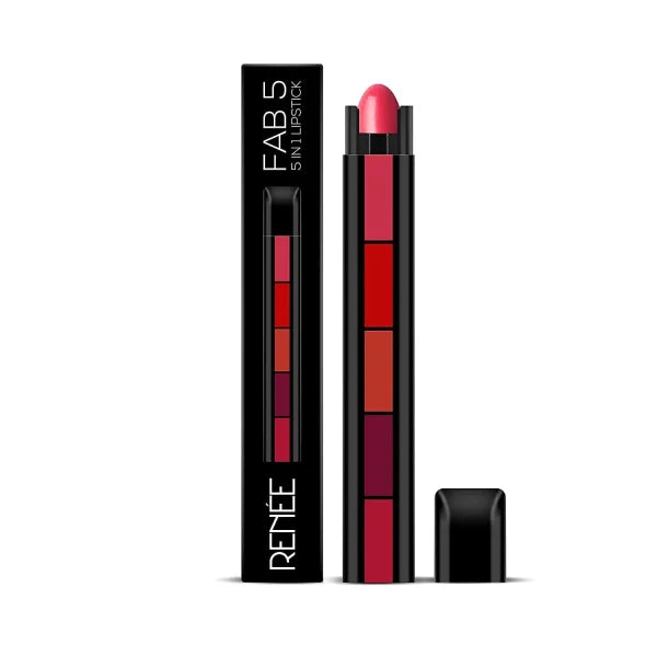 Renee Fab 5 Matte Finish 5 In 1 Lipstick