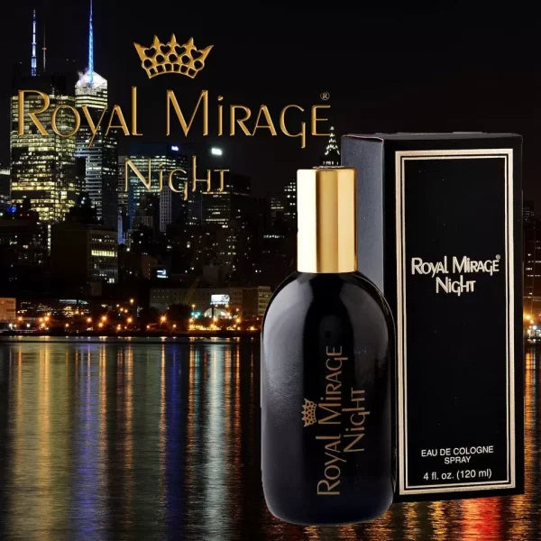 Royal Mirage Perfume Night Eau De Cologne Clic 100ml