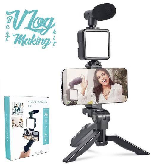 Video Vlog Making Kit with Remote | High-Quality Vlogging Tools