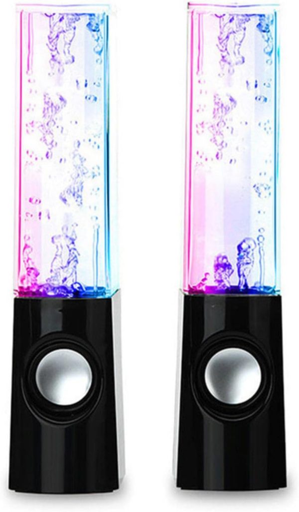 Water Dancing Speakers | LED Water Show with Music (Random Color)