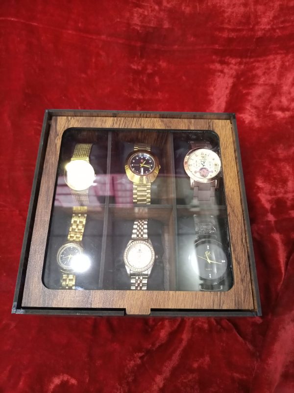 Wooden Watch Storage Case